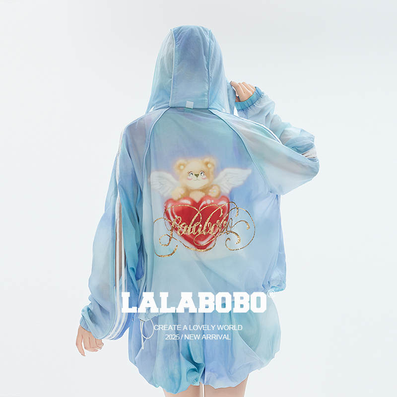 LALABOBO天使熊连帽外套