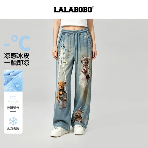 LALABOB0好多熊凉感裤