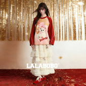 新年红款 LALABOBO卫衣T恤26年春新潮原创高级感圆领保暖上衣