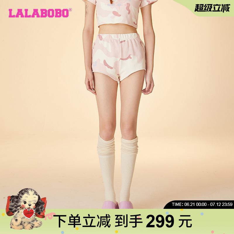 可爱时尚LALABOBO休闲短裤