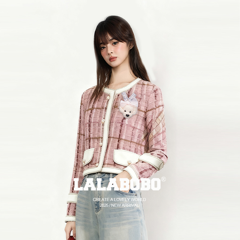 LALABOBO立体小狗香风外套