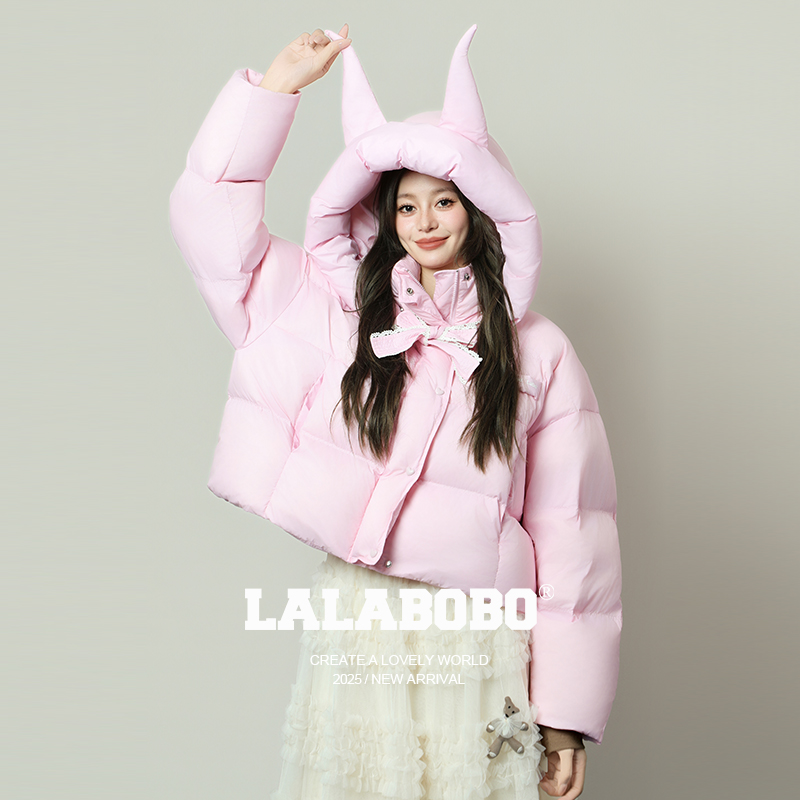 LALABOBO恶魔角羽绒服