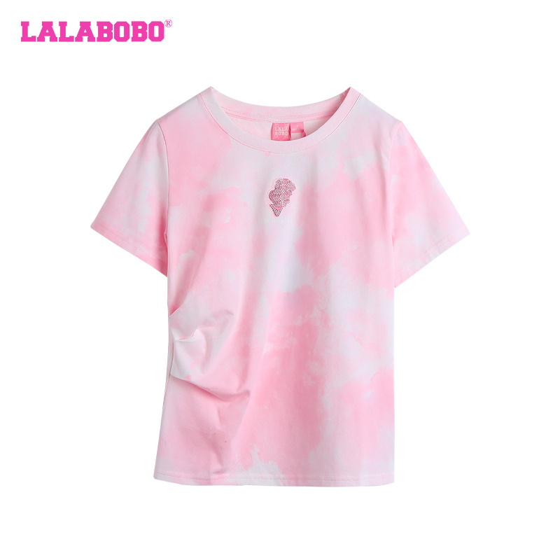 LALABOBO短袖T恤复古休闲