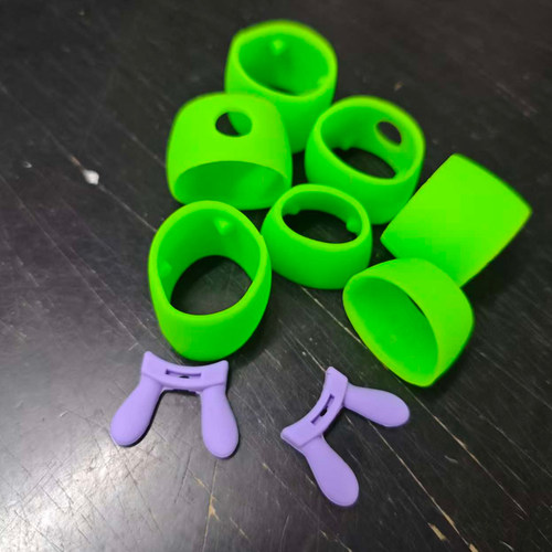 毛毛虫点读笔胶圈配件耳朵维修硅胶套笔头喇叭电池外壳尾插