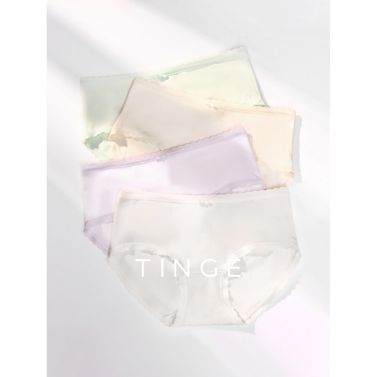 TINGE贴己50s长绒棉中腰内裤女纯棉7A抗菌裆蕾丝腰边包臀三角裤,女士内衣/男士内衣/家居服,女三角裤,淘宝优惠券,粉丝福利购,淘宝优惠卷