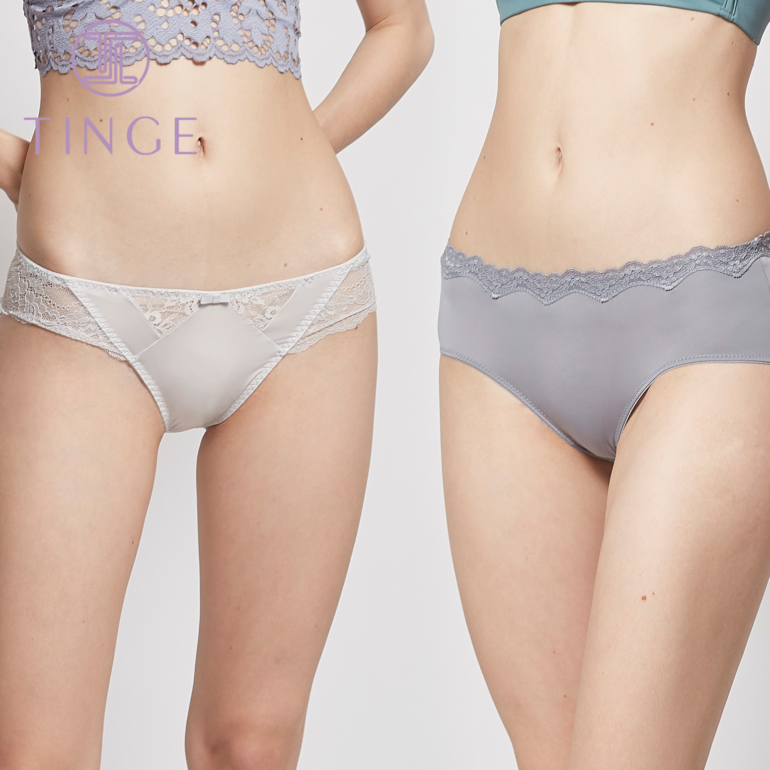 条冰丝感性中腰女士内裤纯棉