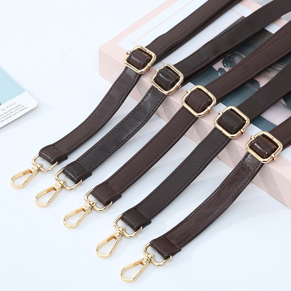 女包带子配件单肩斜挎荔枝纹可调节替换包带十字纹斜跨带包带