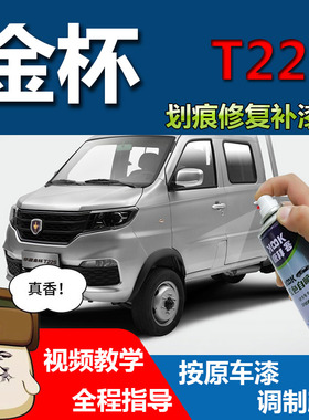 金杯T22S汽车银色补漆笔划痕修复神器自喷漆2020款蓝色红色专用漆