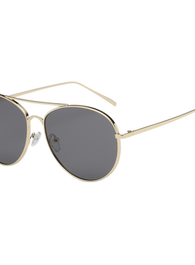 海洋片太阳镜女防紫外线圆脸2024新款防晒眼镜网红同款女式墨镜潮