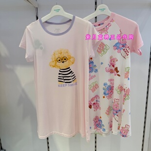 久岁伴专柜正品26年春夏款女童莱赛尔短袖连衣裙睡裙80-140