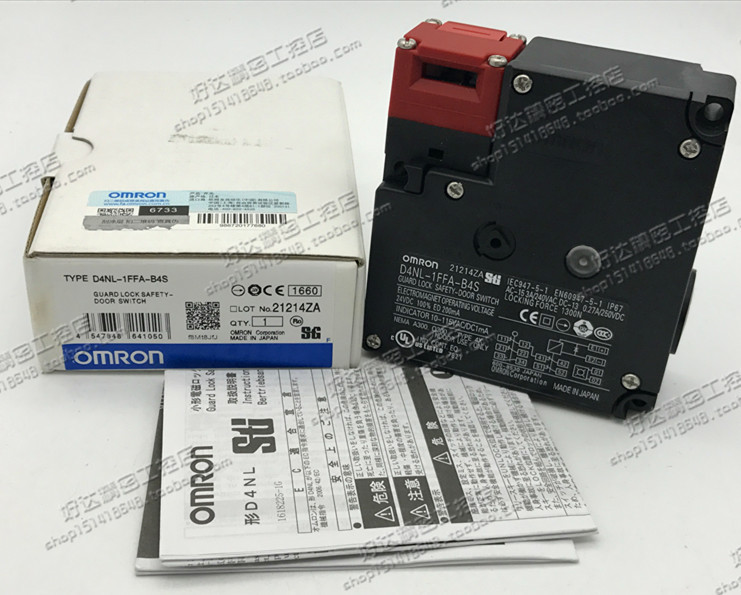 D4NL-1FFA-B4S 24VDC 欧姆龙/OMRON安全门开关 现货全新 质保一年