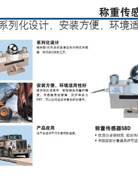 梅特勒SBD-30t传感器现货库存处理