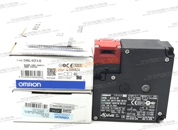 D4NL-4CFA-B 24VDC 欧姆龙/OMRON 安全门开关 现货全新 带防伪码