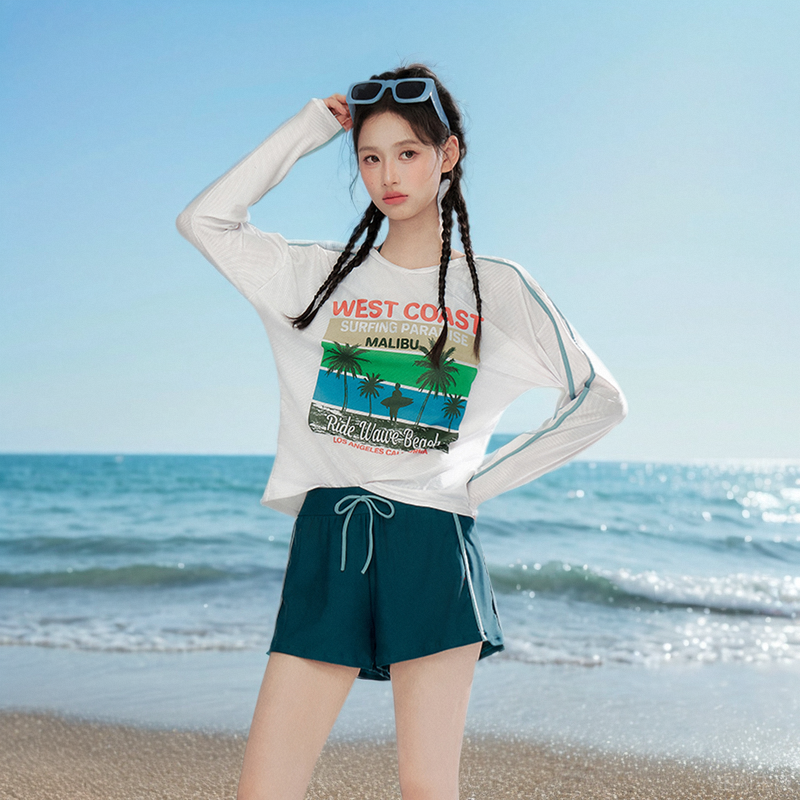 泳衣女分体三件套遮肉温泉度假