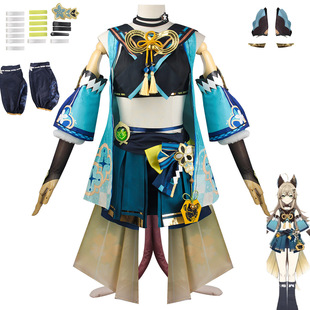 原神稻妻角色绮良良cosplay服装草系射手绮良良动漫游戏cos服
