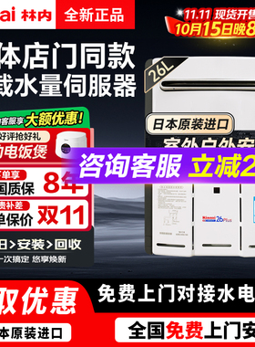Rinnai/林内 REU-VM2630WD(K)-CH日本进口燃气热水器室户外防冻26