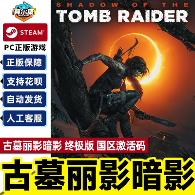 Steam 古墓丽影11暗影 国区激活码CDKey PC游戏中文正版