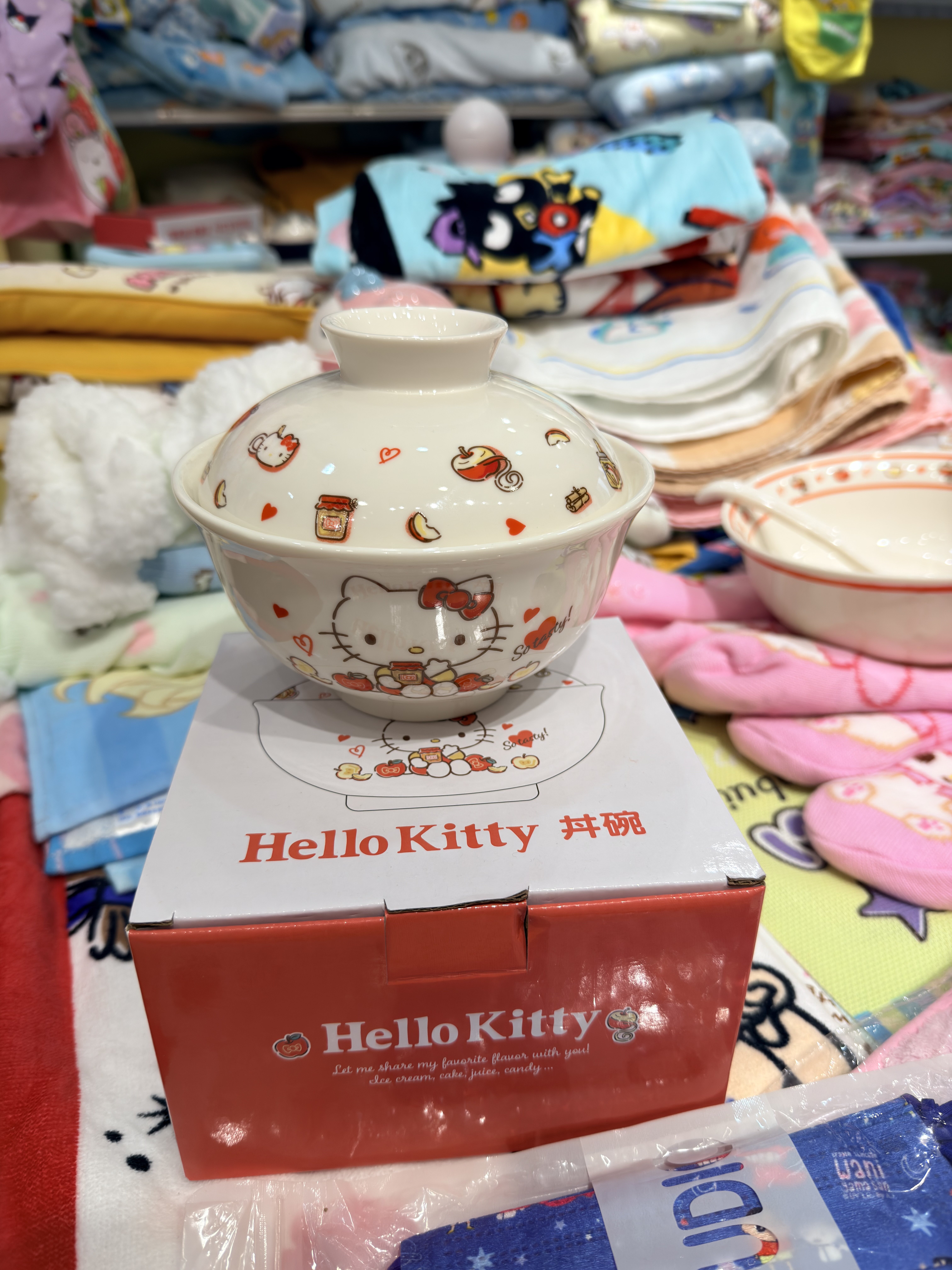 原单尾货外贸hellokitty 凯蒂猫陶瓷泡面碗