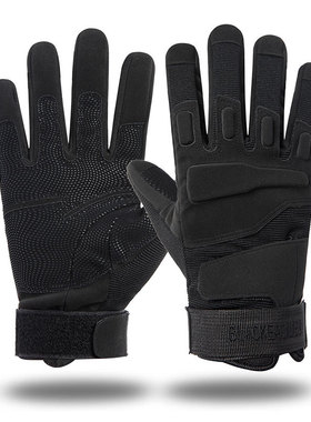 特种兵全指战术手套男作战户外骑行摩托登山健身军迷防护保暖手套