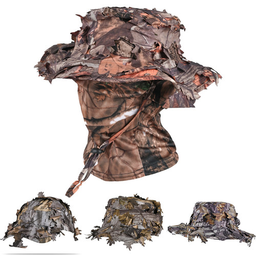 夏季迷彩奔尼帽男户外渔夫帽