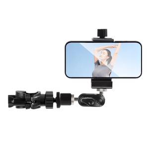 直播专业手机支架扩展夹多机位配件三脚架拓展双机位夹子主播卡扣式平板夹增加器豌豆荚