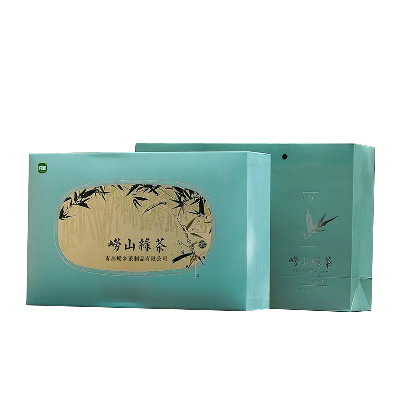 崂乡茶叶礼盒装崂山绿茶青岛特产特色产区绿茶