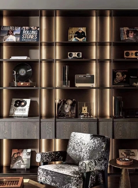 现代简约样板间音乐主题黑胶唱片