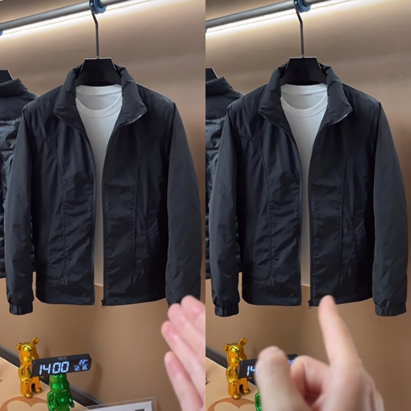 直播间同款冬季轻奢户外棉服外套男高级感立领防风保暖夹克气质潮