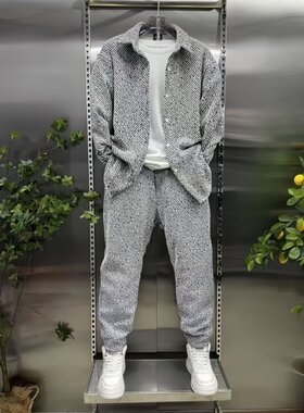 春季新款男士时尚套装