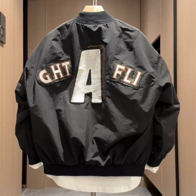 秋季新款男士潮牌痞帅时尚夹克