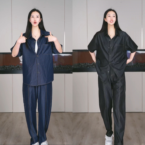 夏季男士时尚简约套装