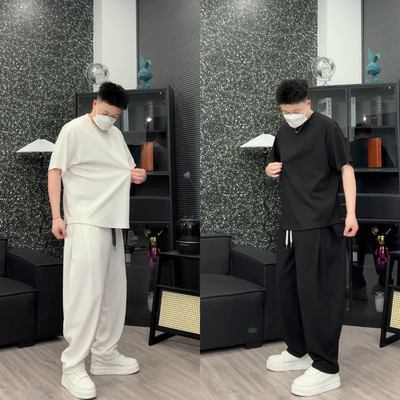 夏季时尚情侣套装简约百搭