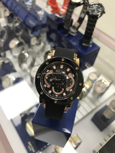 RHYTHM进口日本丽声手表  中款 尺寸：40mm 原装进口石英机芯