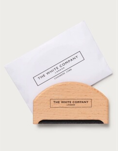 the white company英国代购山羊绒羊毛毛衣护理梳子去毛球物理