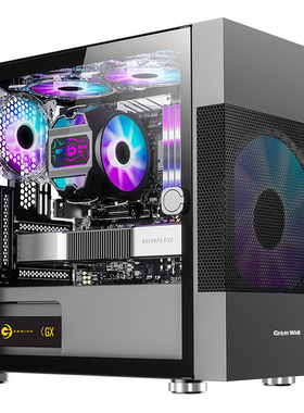 长城阿基米德KM1KM2KM5电脑机箱MATX主板240水冷宽体机箱支持40系