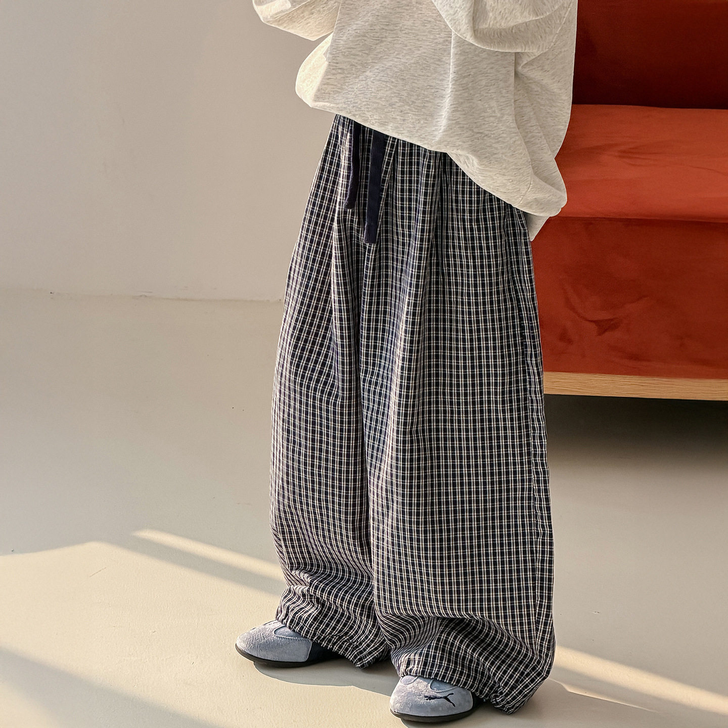 男童休闲裤儿童春季韩版2026新款街头宽松潮范复古格子童装裤子,童装/婴儿装/亲子装,裤子,淘宝优惠券,粉丝福利购,淘宝优惠卷