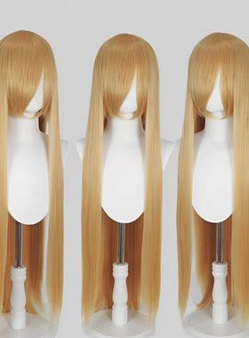 一米黑色直发万用假发仿真头皮400克玫瑰内网长刘海