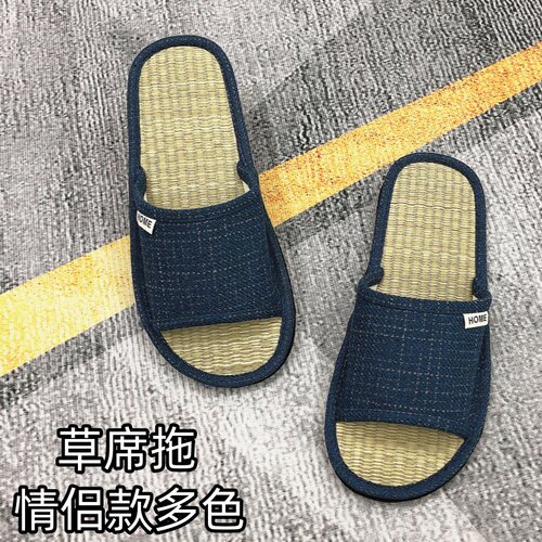 轻便榻榻米凉拖鞋静音日式布底