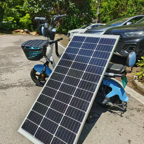 100瓦太阳能电动车充电板光伏电瓶车充电控制器增程器48V60V72V