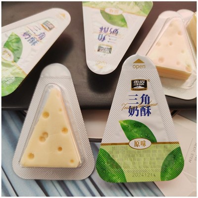 雪原三角奶酥内蒙特产酥软香甜