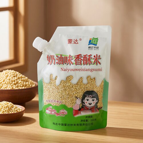 蒙达奶油味香酥米冲调蒙古炒米