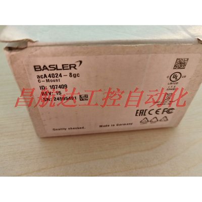 议价 德国BASLER工业相机acA4024-8gc 全新 年 份新