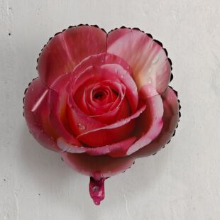 新品玫瑰花造型铝膜气球鲜花求婚派对情人节茶话会装饰气球