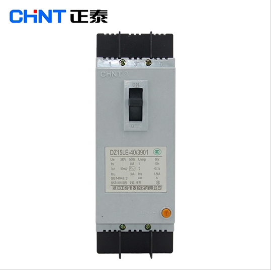 正泰 塑壳断路器 DZ15LE-40/3901 40A32A20A 三相漏电3p带漏电