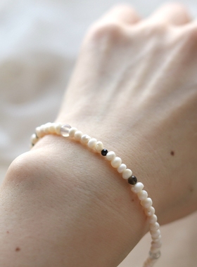 时光旧忆-复古哑光珍珠手链