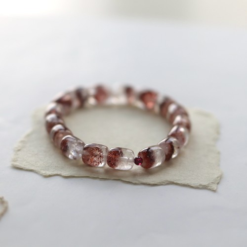 如愿-超七金草莓手串