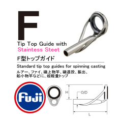 日本进口富士FOT型鱼竿顶环DIY用导线环手竿改海竿用导环4.5号