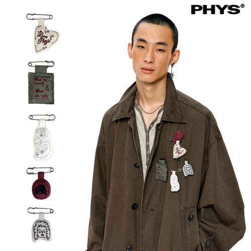 物理少年布艺刺绣徽章