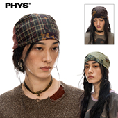 物理少年「杰克头巾」纯棉梭织三色可选复古腰果花杰克方巾头巾