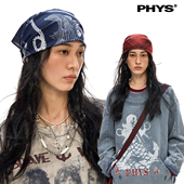 物理少年「藏宝图」浪漫奇幻航海主题印花纯棉梭织方巾头巾